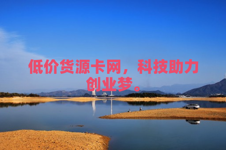 低价货源卡网，科技助力创业梦。
