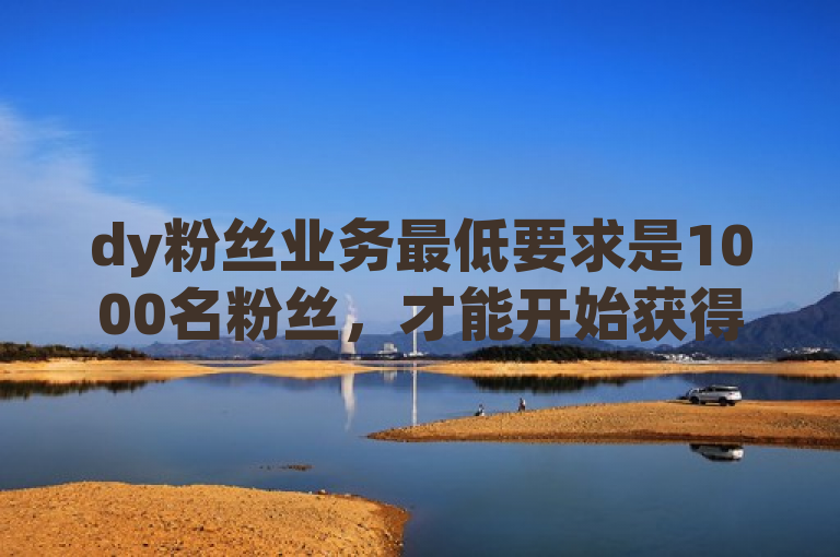 dy粉丝业务最低要求是1000名粉丝，才能开始获得收入。