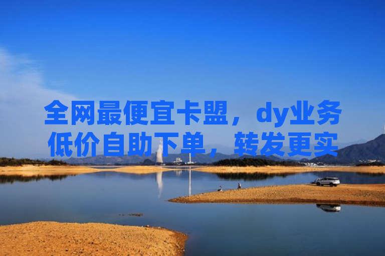 全网最便宜卡盟，dy业务低价自助下单，转发更实惠。
