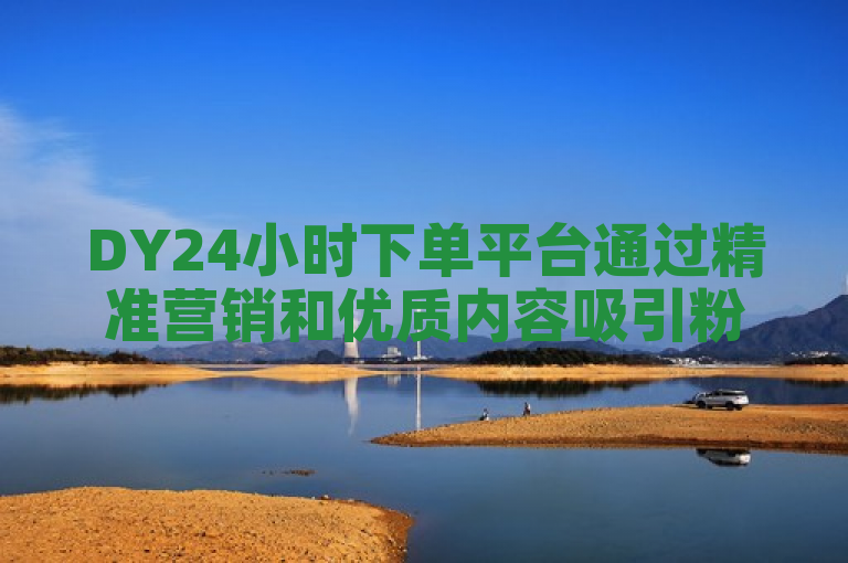 DY24小时下单平台通过精准营销和优质内容吸引粉丝增长。