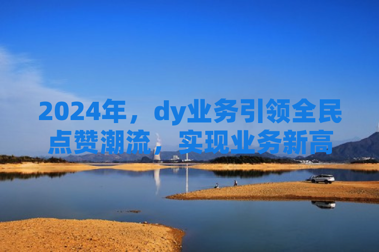 2024年，dy业务引领全民点赞潮流，实现业务新高峰。