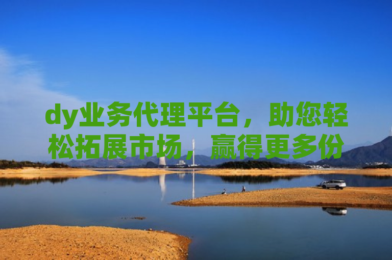 dy业务代理平台，助您轻松拓展市场，赢得更多份额。