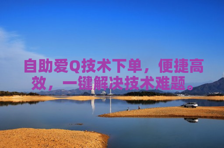 自助爱Q技术下单，便捷高效，一键解决技术难题。