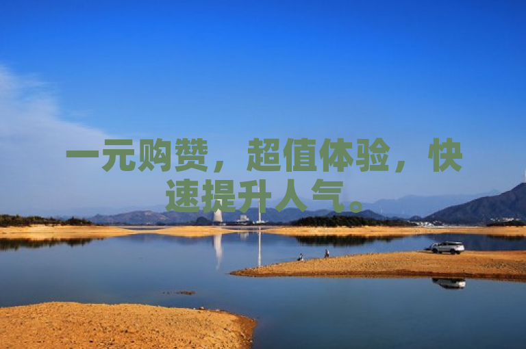 一元购赞，超值体验，快速提升人气。