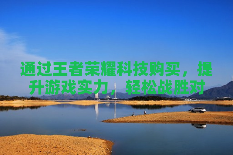 通过王者荣耀科技购买，提升游戏实力，轻松战胜对手。