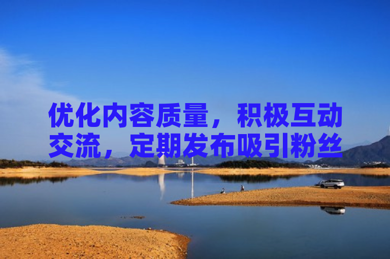 优化内容质量，积极互动交流，定期发布吸引粉丝。