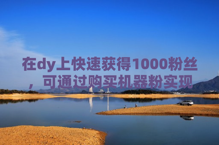 在dy上快速获得1000粉丝，可通过购买机器粉实现。