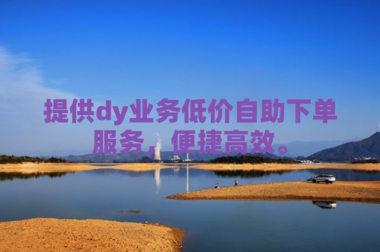 提供dy业务低价自助下单服务，便捷高效。