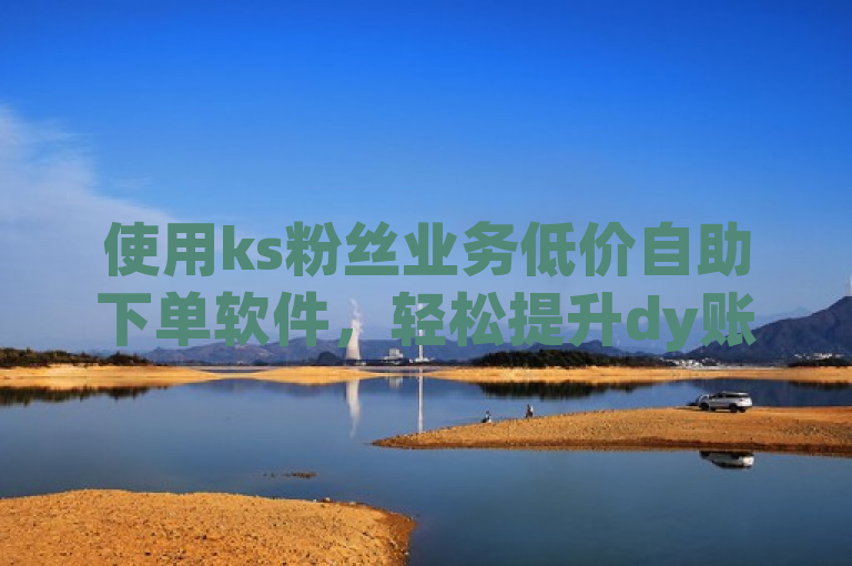 使用ks粉丝业务低价自助下单软件，轻松提升dy账号影响力。