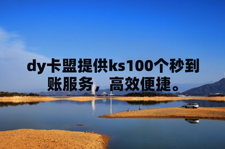 dy卡盟提供ks100个秒到账服务，高效便捷。
