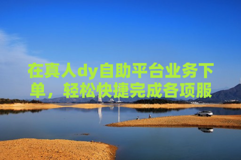 在真人dy自助平台业务下单，轻松快捷完成各项服务需求。
