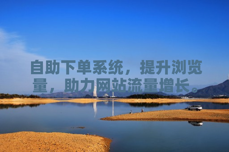 自助下单系统，提升浏览量，助力网站流量增长。