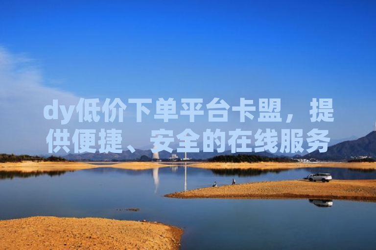 dy低价下单平台卡盟，提供便捷、安全的在线服务。