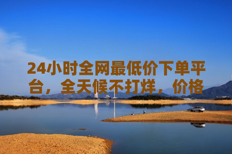 24小时全网最低价下单平台，全天候不打烊，价格优势显著。