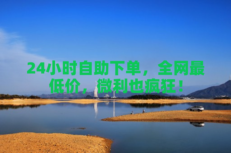 24小时自助下单，全网最低价，微利也疯狂！