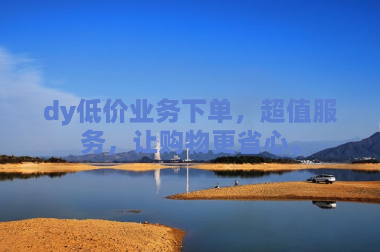 dy低价业务下单，超值服务，让购物更省心。
