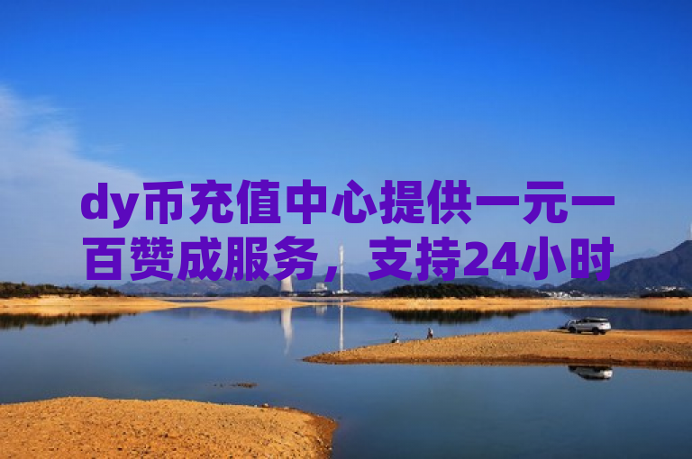 dy币充值中心提供一元一百赞成服务，支持24小时下单业务及微信支付。