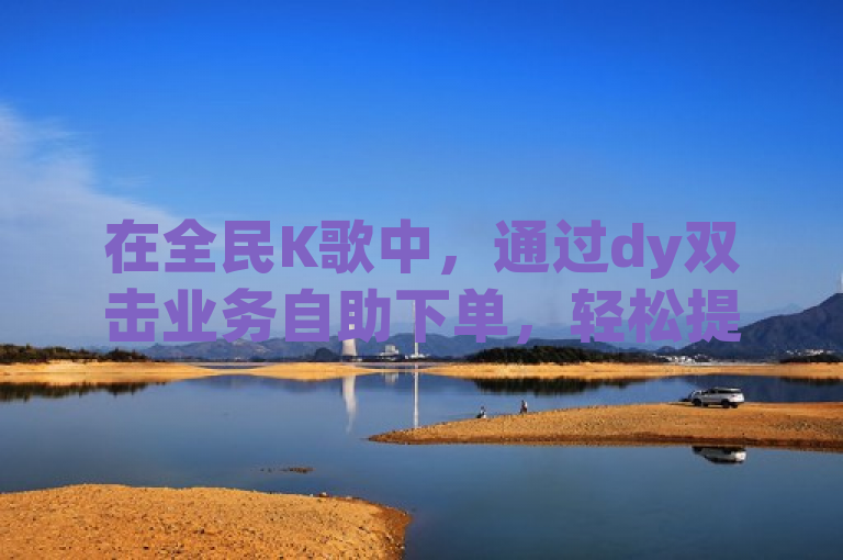 在全民K歌中，通过dy双击业务自助下单，轻松提升歌曲热度。