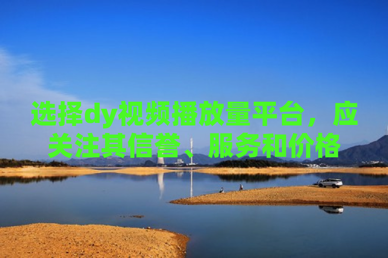 选择dy视频播放量平台，应关注其信誉、服务和价格。