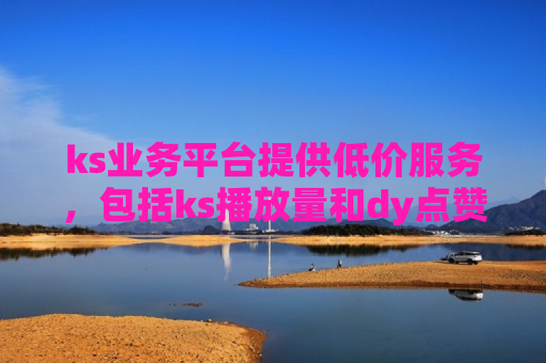 ks业务平台提供低价服务，包括ks播放量和dy点赞充值。