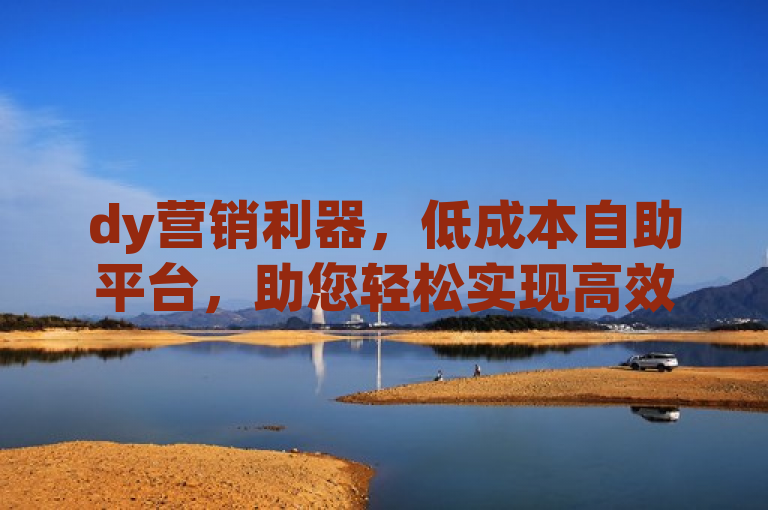 dy营销利器，低成本自助平台，助您轻松实现高效推广！