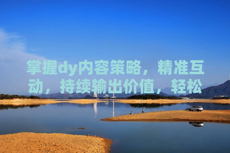 掌握dy内容策略，精准互动，持续输出价值，轻松实现粉丝量500+。