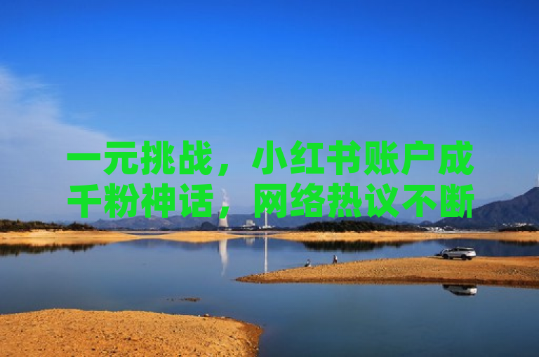 一元挑战，小红书账户成千粉神话，网络热议不断。