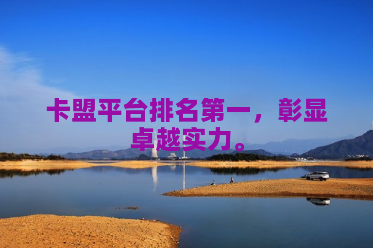 卡盟平台排名第一，彰显卓越实力。