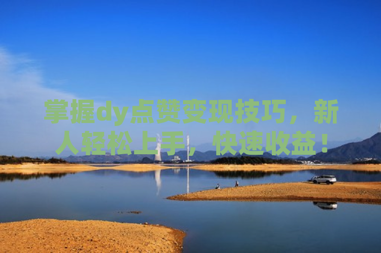 掌握dy点赞变现技巧，新人轻松上手，快速收益！
