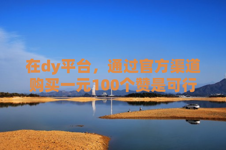 在dy平台，通过官方渠道购买一元100个赞是可行的。
